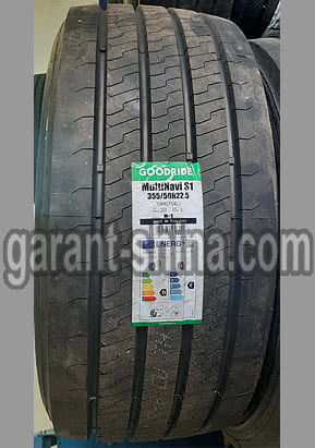 Goodride MultiNavi S1 (рулевая) 355/50 R22.5 156K 20PR - Фото реального протектора с этикеткой